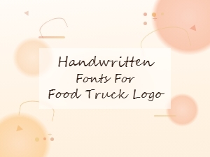 Handwritten Fonts for Food Truck Logo Design